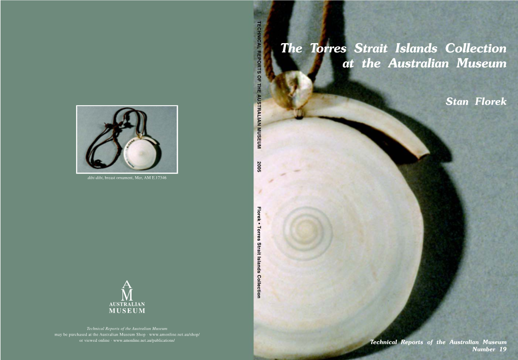 The Torres Strait Islands Collection at the Australian Museum