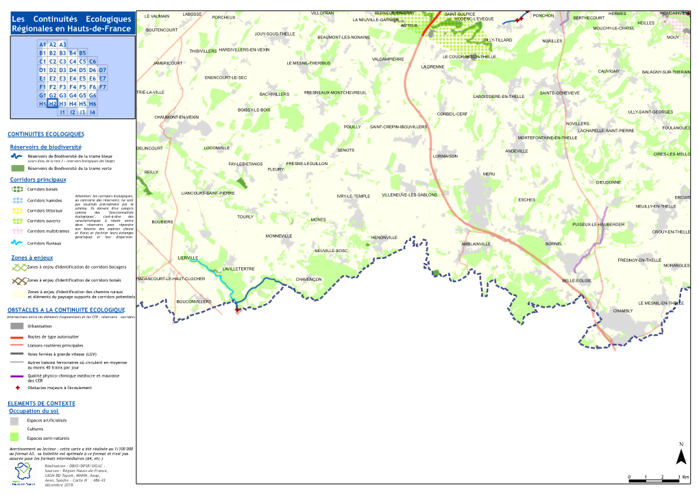 Les Continuités Ecologiques Régionales En Hauts-De-France