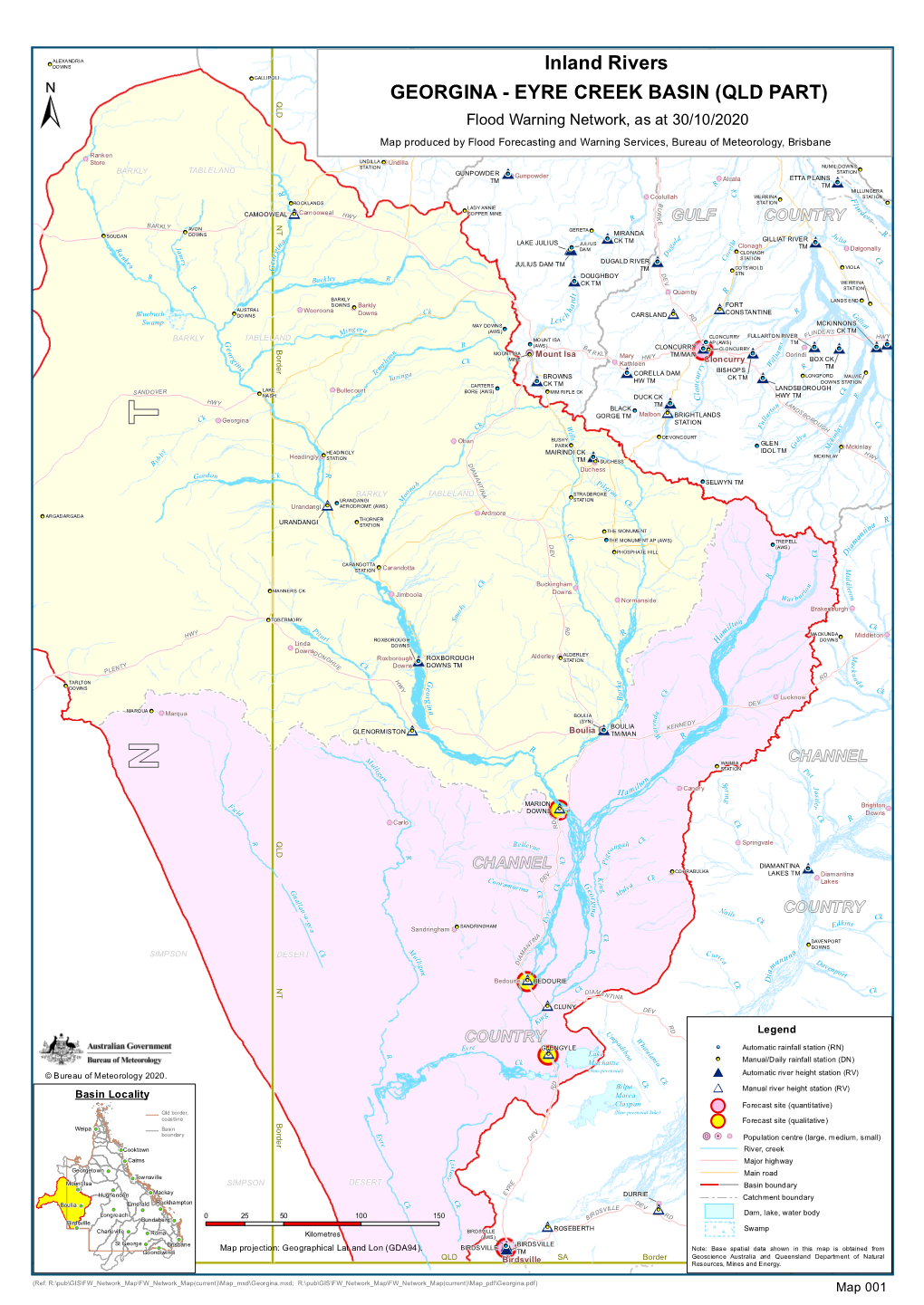 GEORGINA - EYRE CREEK BASIN (QLD PART) B Y C L !! D K D !( ! Norfolk Y Is Ss M a !! N K #KAMILAROI A