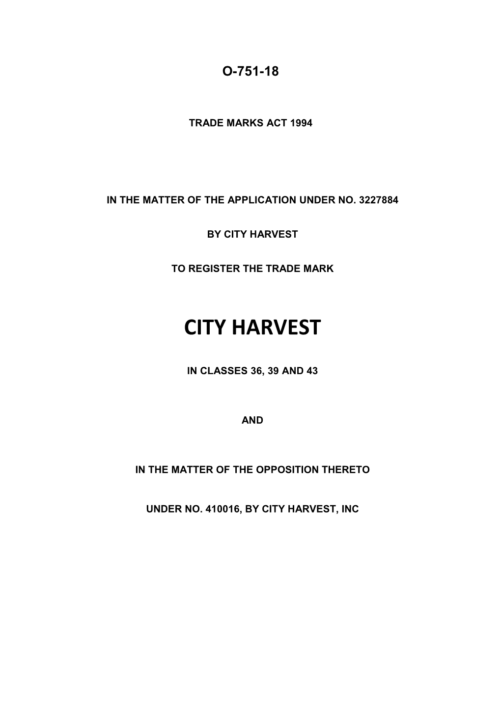 City Harvest