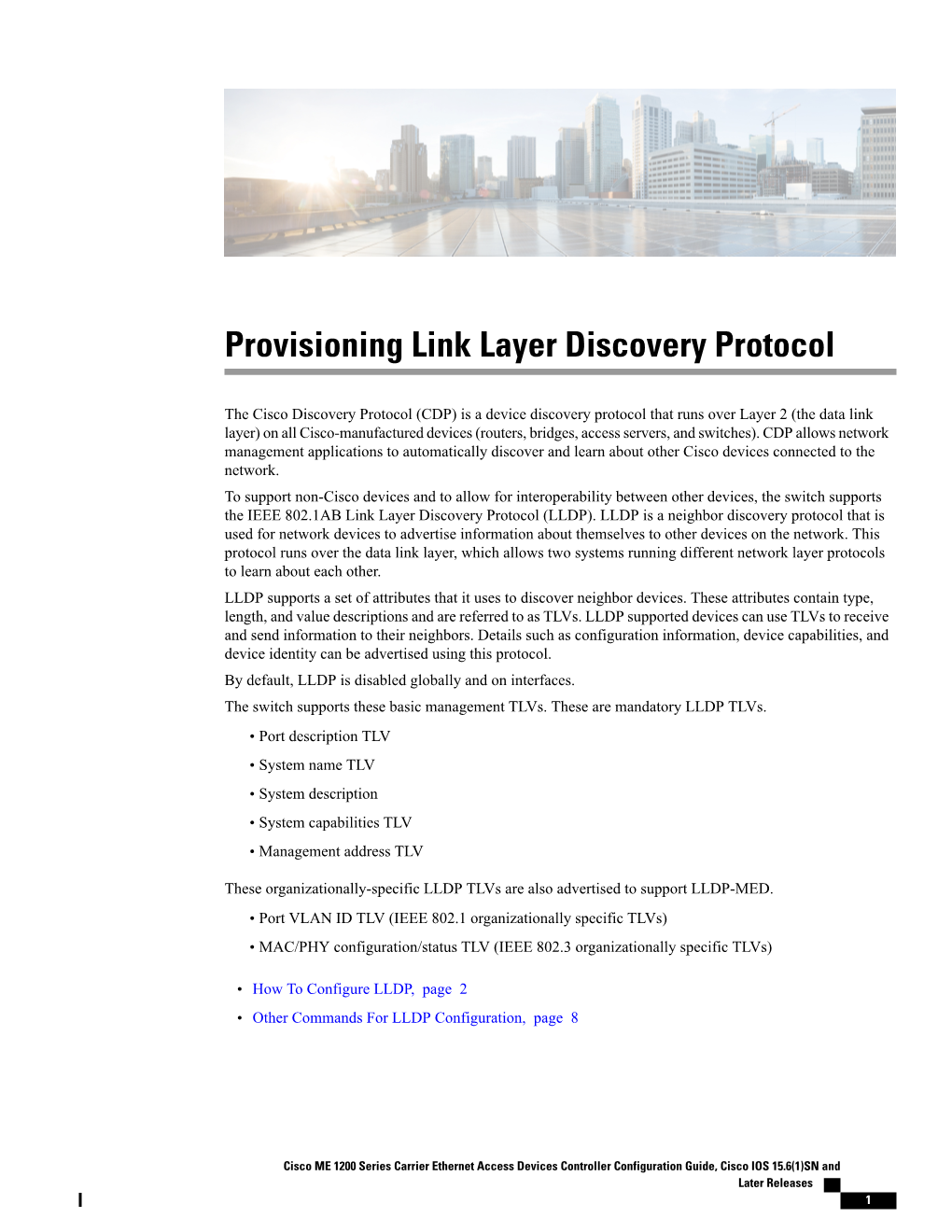 Provisioning Link Layer Discovery Protocol