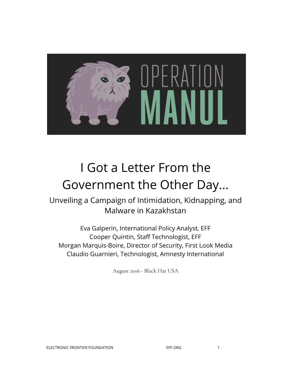 Operation Manul
