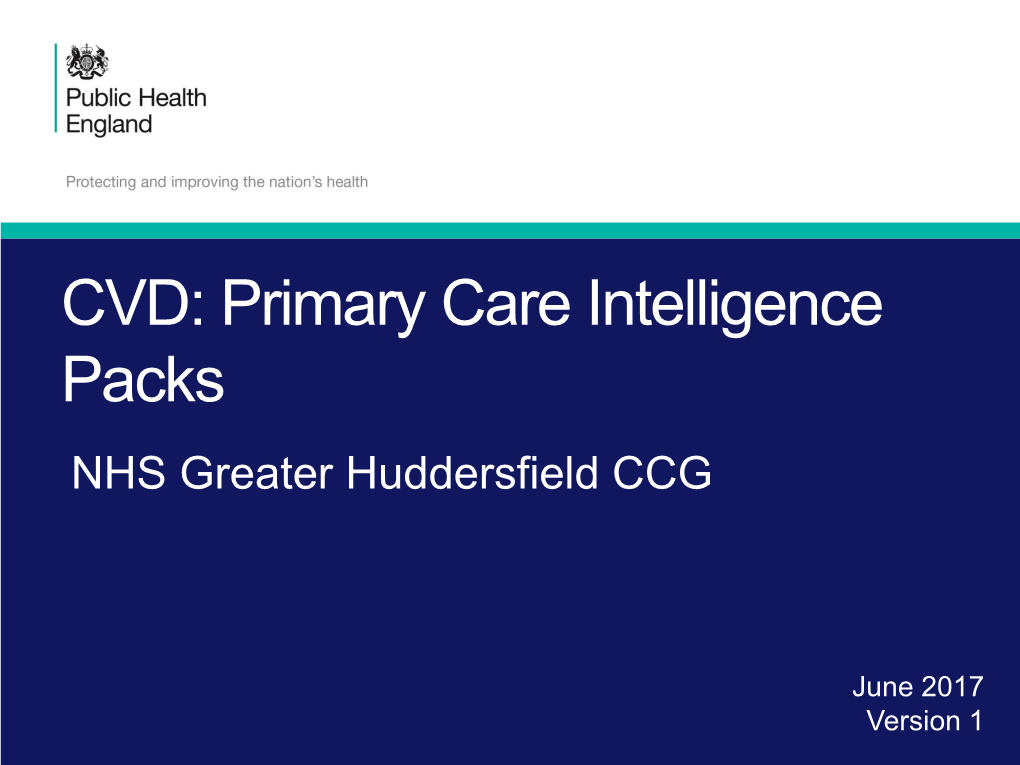 Greater Huddersfield CCG