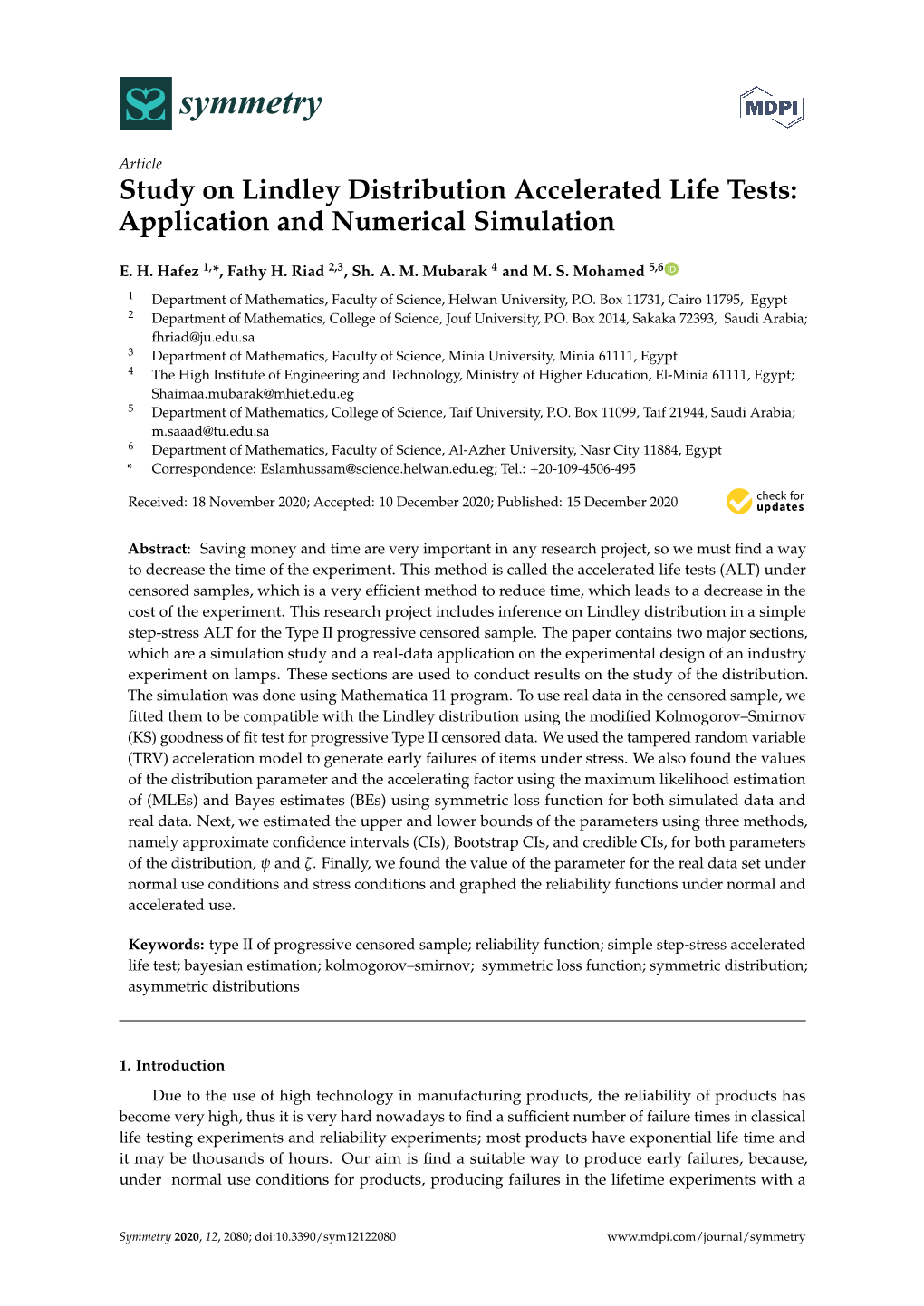 Study on Lindley Distribution Accelerated Life Tests: Application and Numerical Simulation