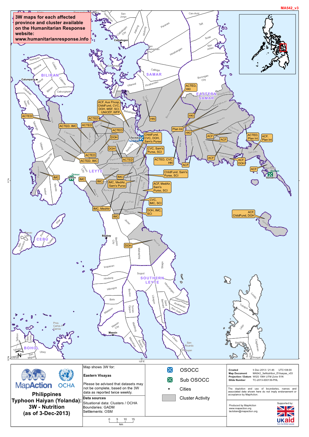 Philippines Typhoon Haiyan (Yolanda): 3W