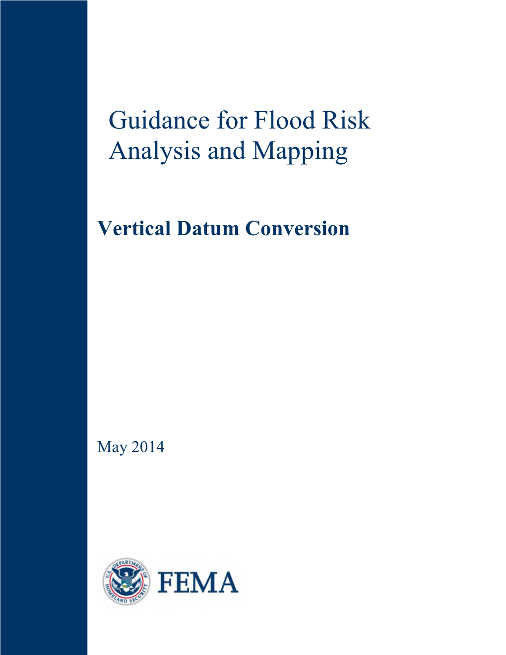 Vertical Datum Conversion Guidance