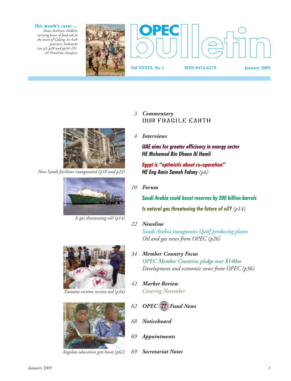 January 2005 Edition of the OPEC Bulletin