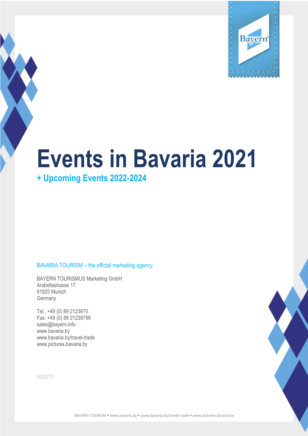 Events in Bavaria 2021 + Upcoming Events 2022-2024