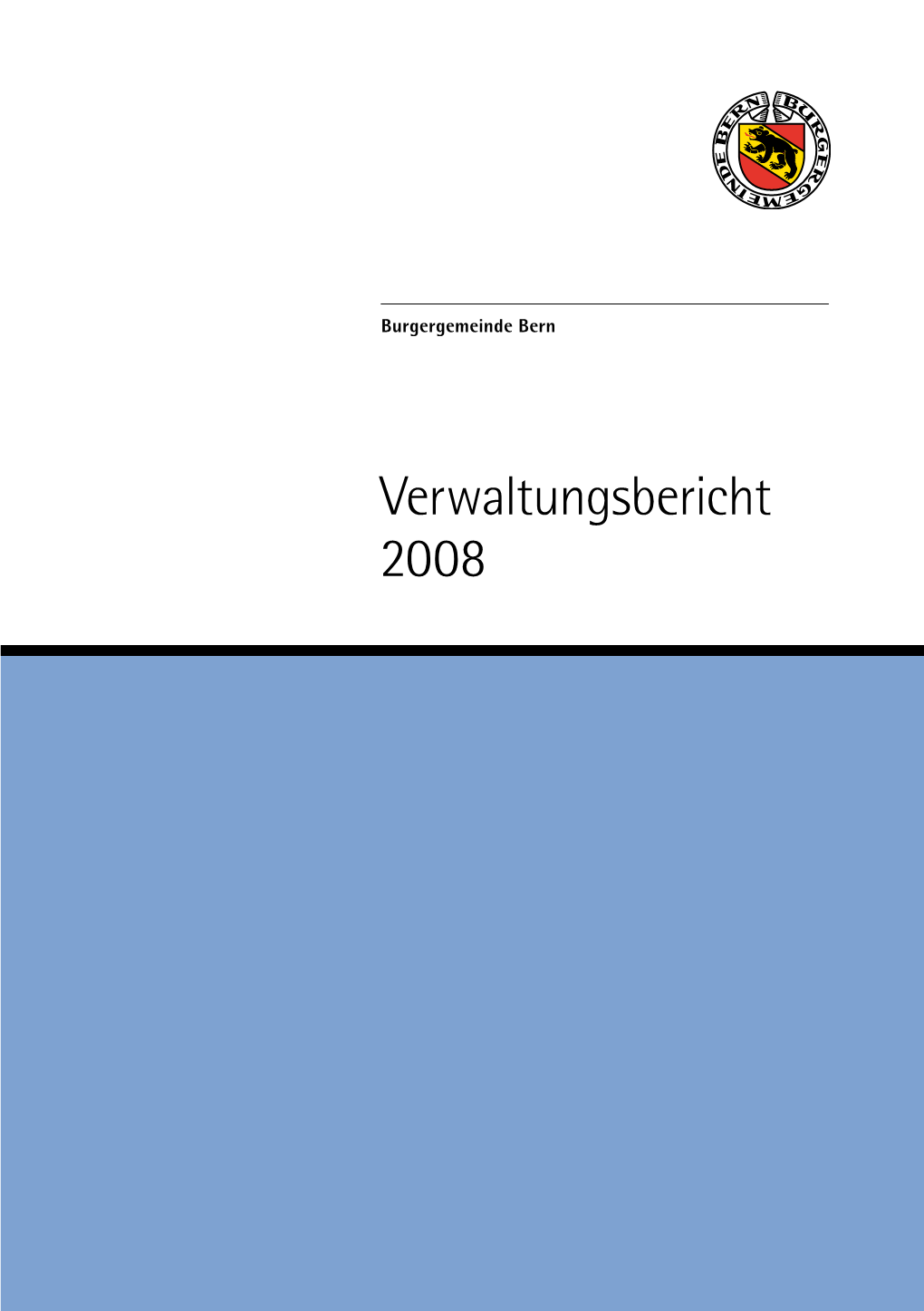 Verwaltungsbericht 2008