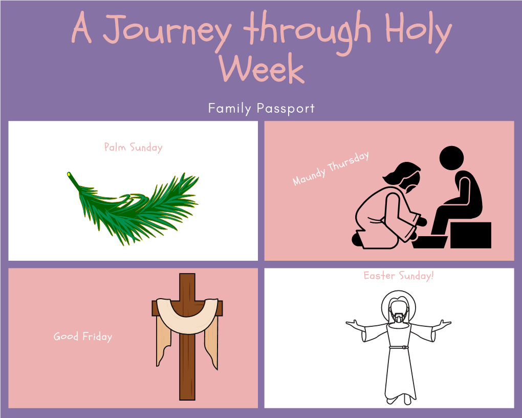 A Journey Through Holy Week Family Passport