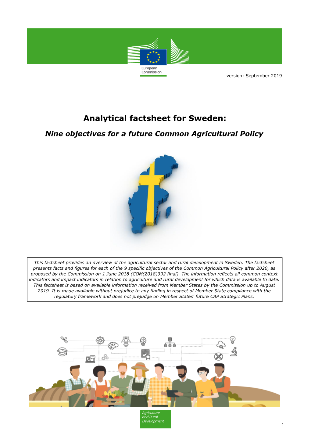 SE Analytical Factsheet for Sweden