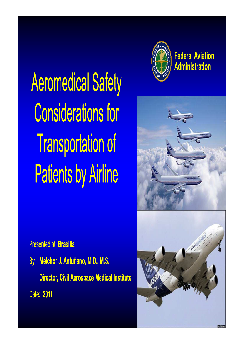 Medical Guidelines for Airline Transport