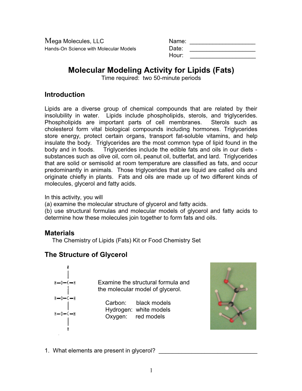 Mega Molecules, LLC