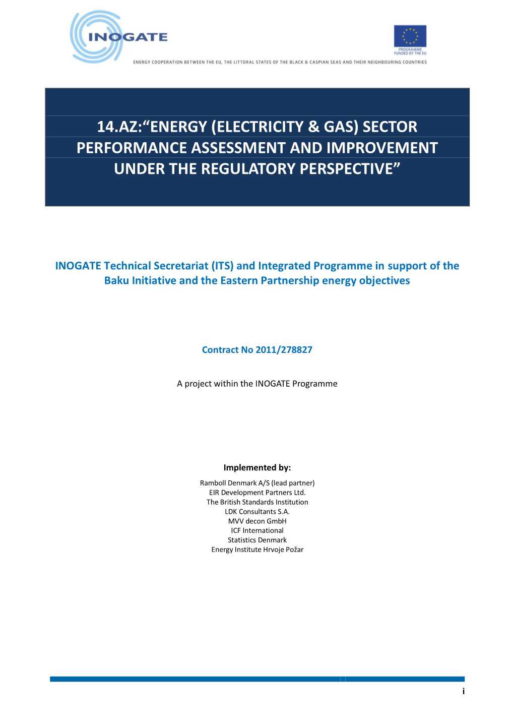14.Az:“Energy (Electricity & Gas) Sector Performance Assessment And