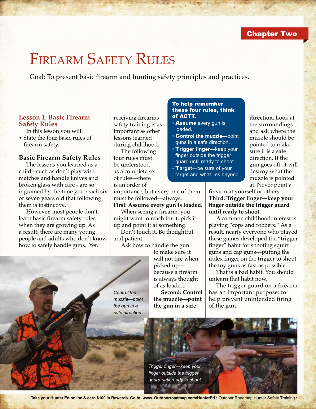 Firearm Safety Rules ������������������������������������������������������������������������