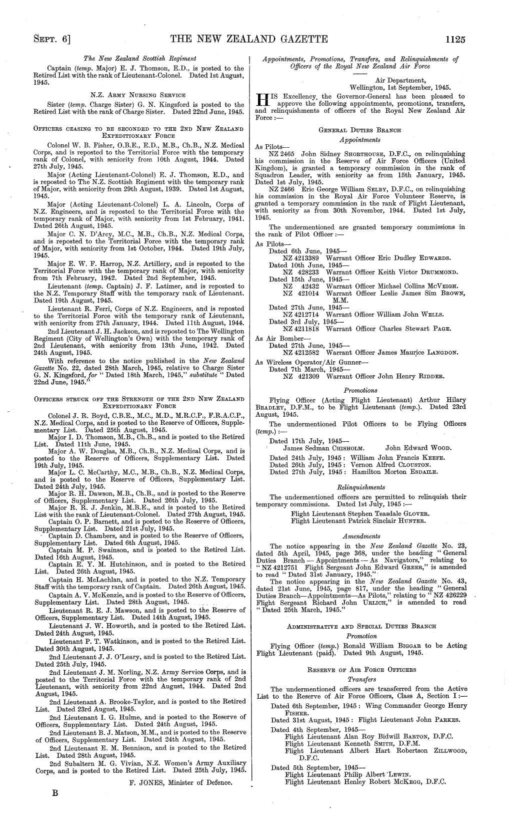 The New Zealand Gazette 1125