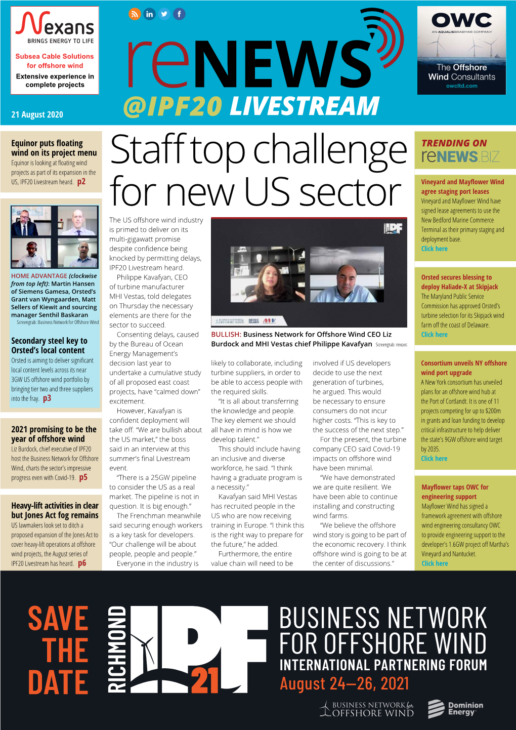 Stafftop Challenge for New US Sector