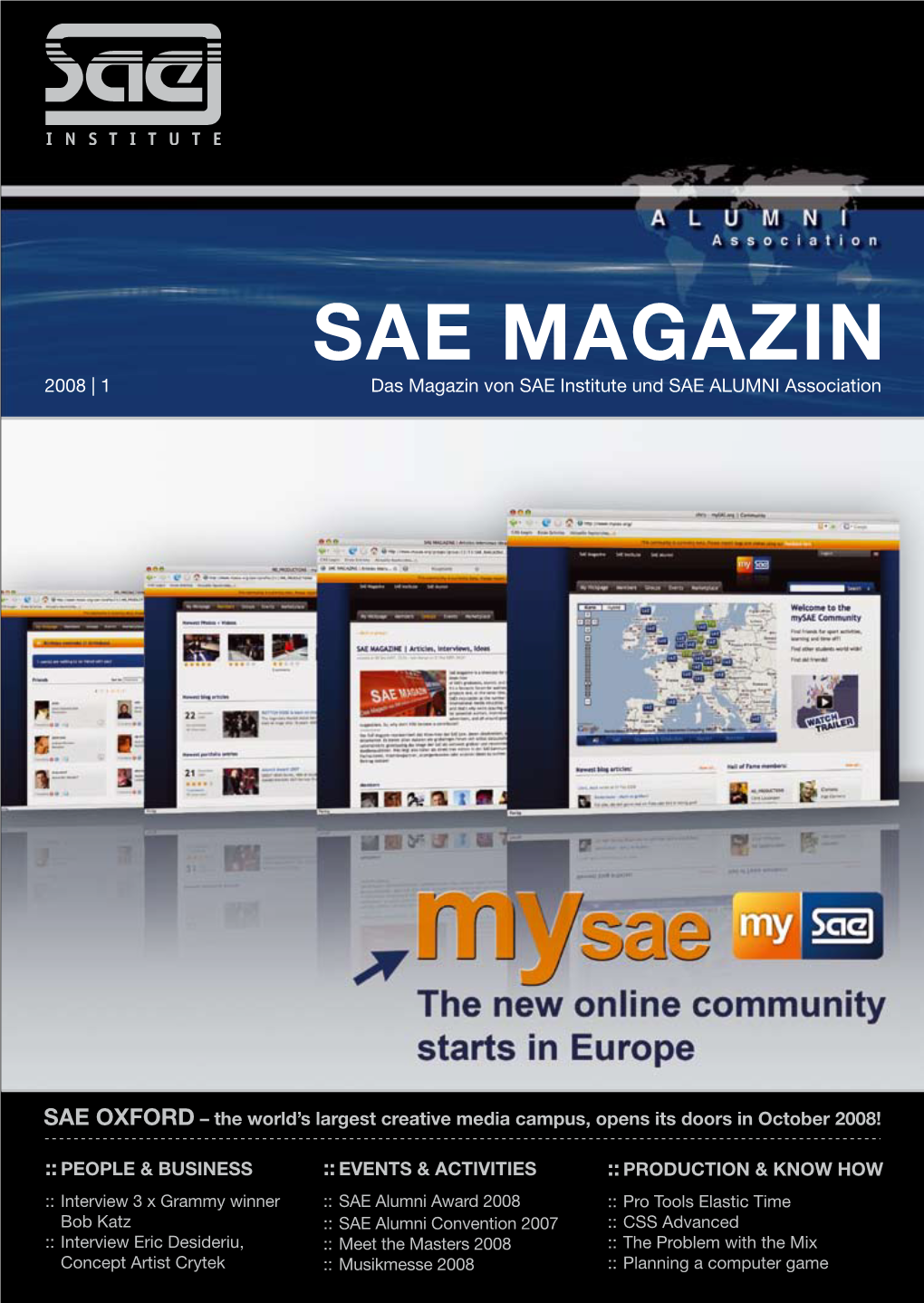 SAE MAGAZIN Das Magazin Von Institute Und ALUMNI Association