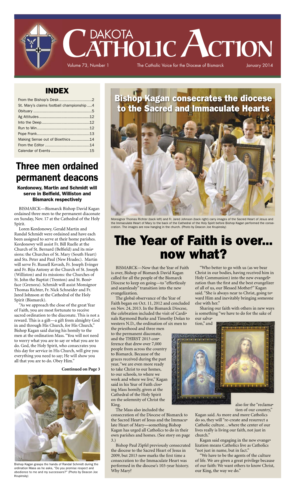 Dakota Catholic Action January 2014 Issue