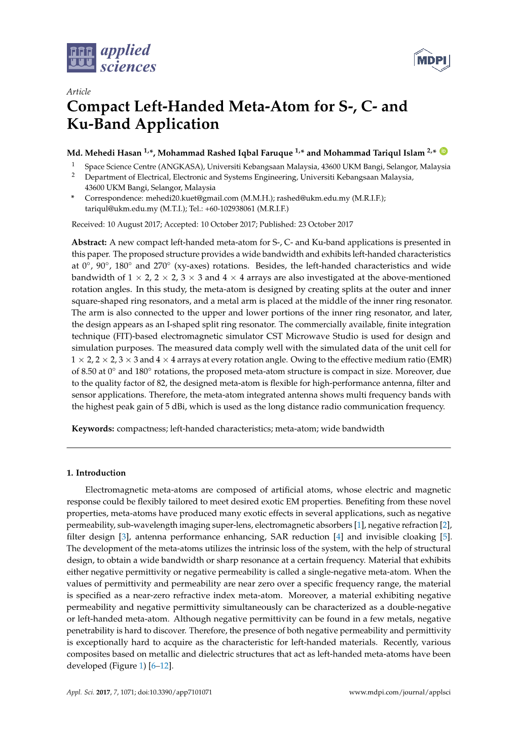 And Ku-Band Application