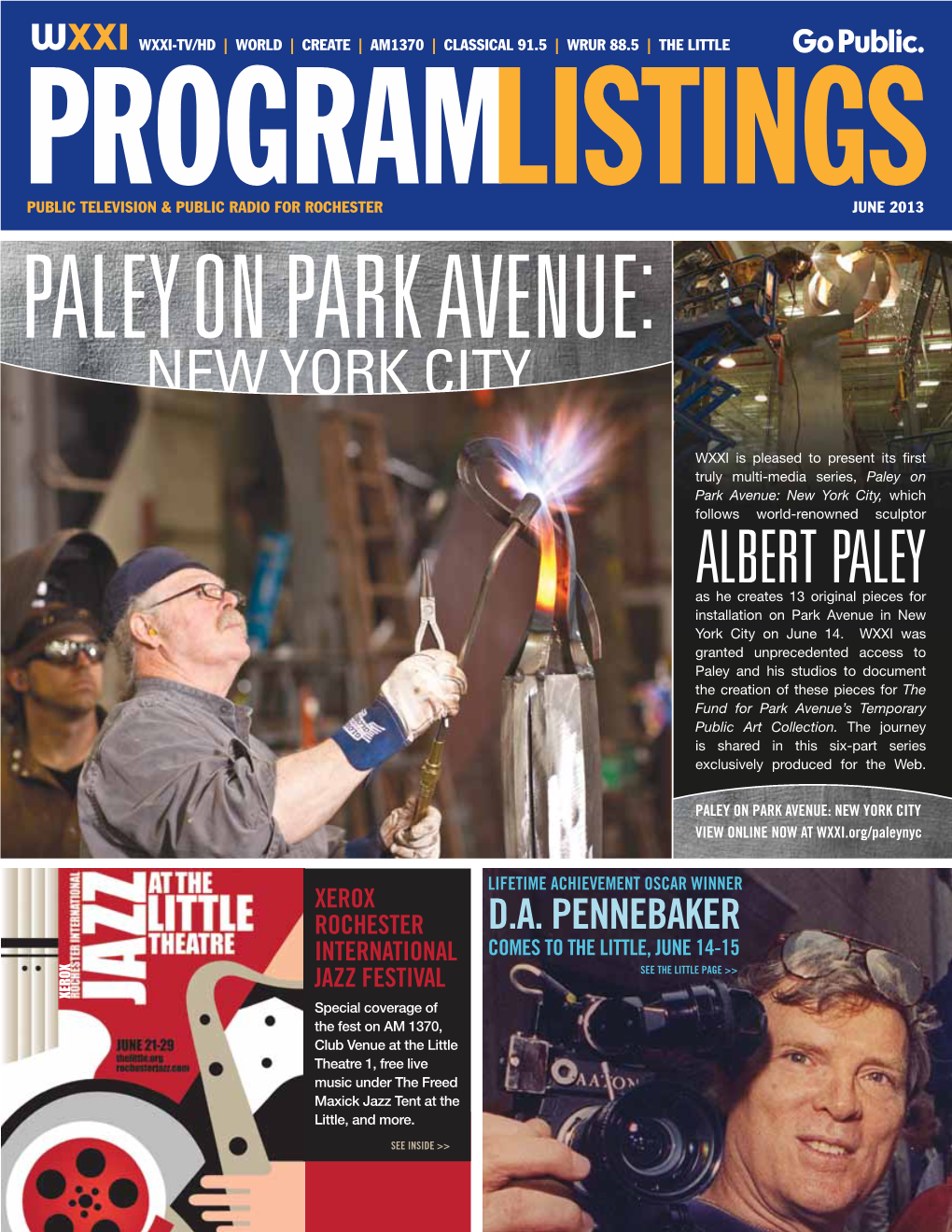 Albert Paley As He Creates 13 Original Pieces for Installation on Park Avenue in New York City on June 14