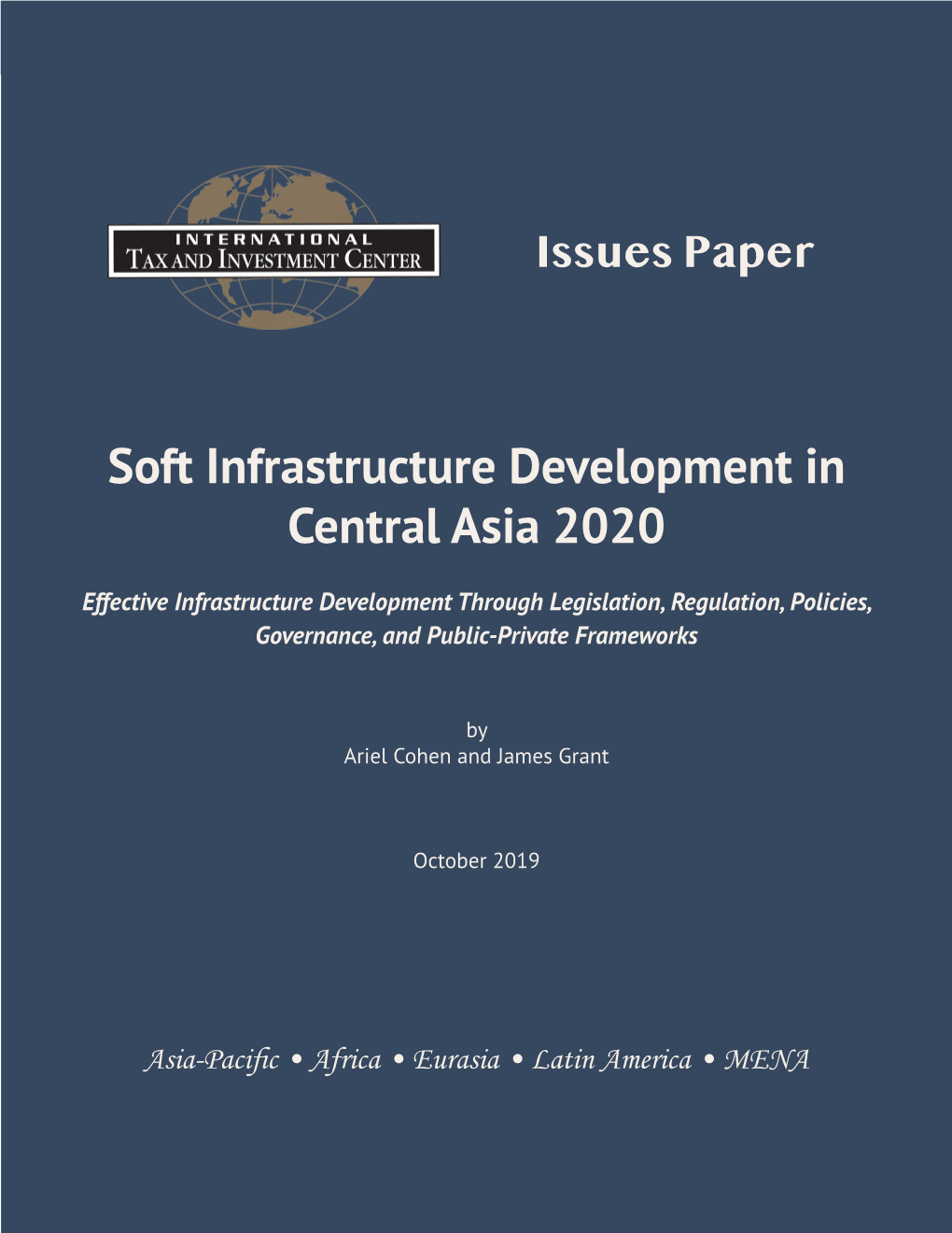 Soft Infrastructure Development in Central Asia 2020 1