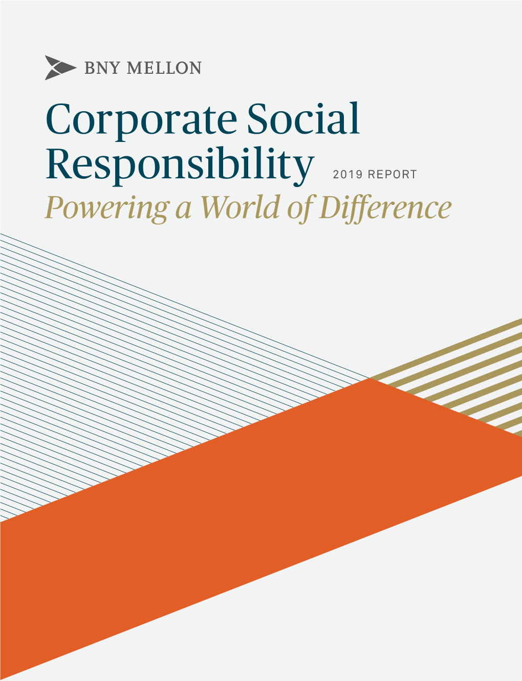 BNY Mellon Corporate Social Responsibility 2019 Report