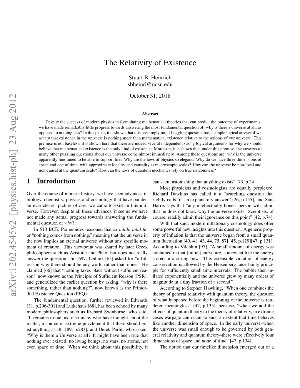 Arxiv:1202.4545V2 [Physics.Hist-Ph] 23 Aug 2012