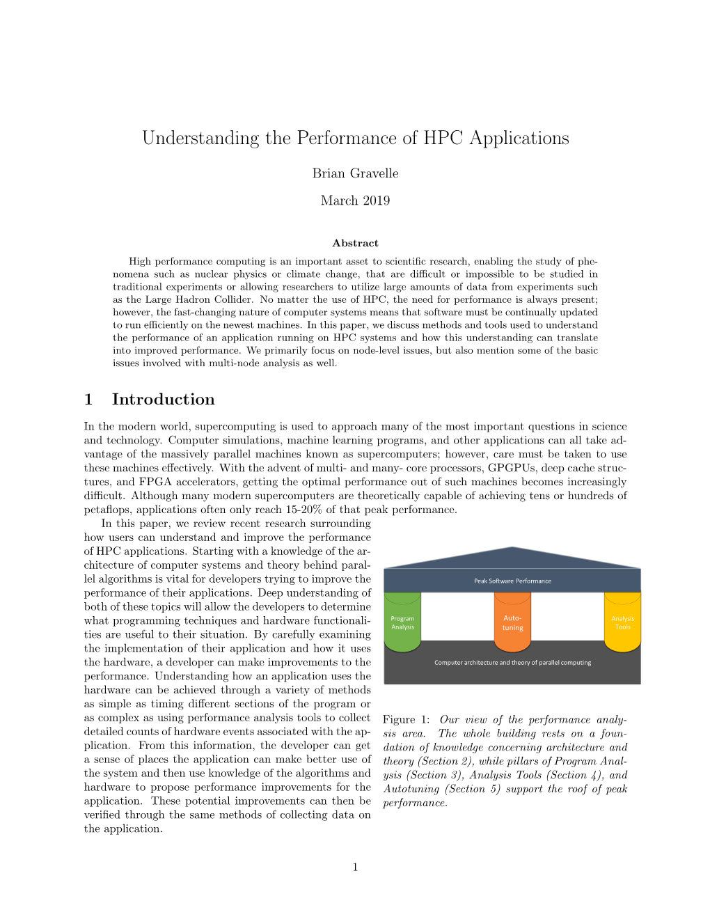 Understanding the Performance of HPC Applications