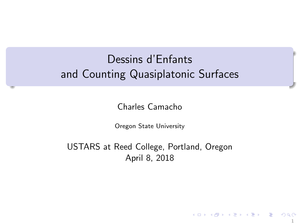 Dessins D'enfants and Counting Quasiplatonic Surfaces