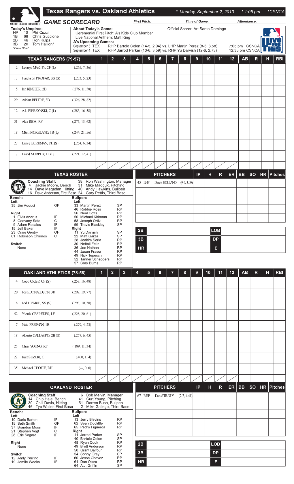 2013 Lineup Template.Indd