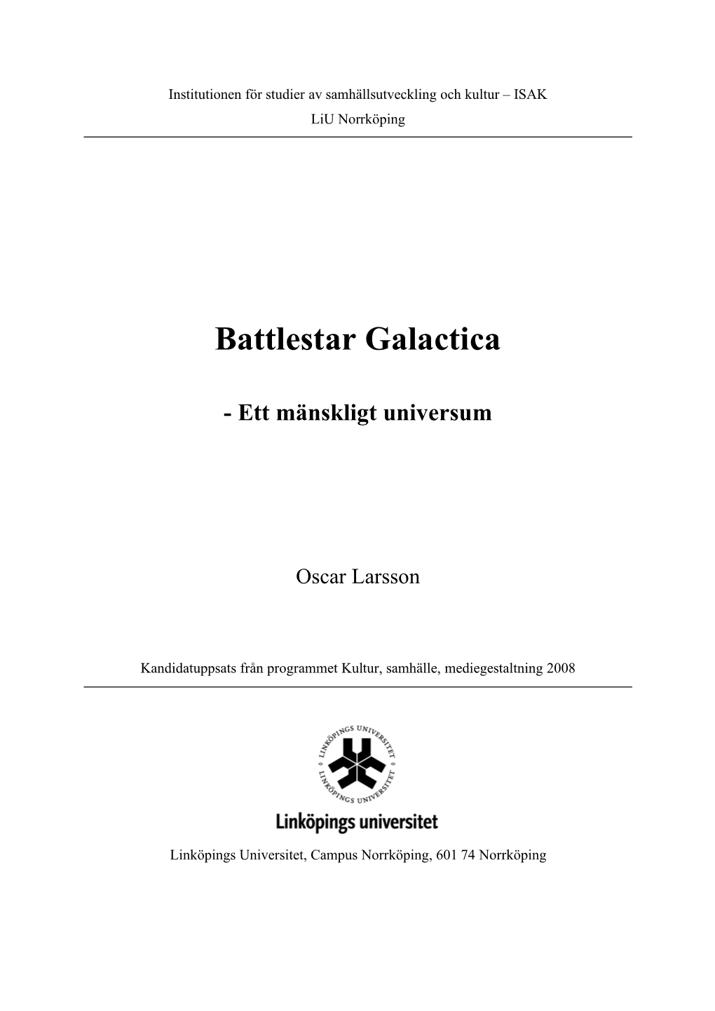 Battlestar Galactica