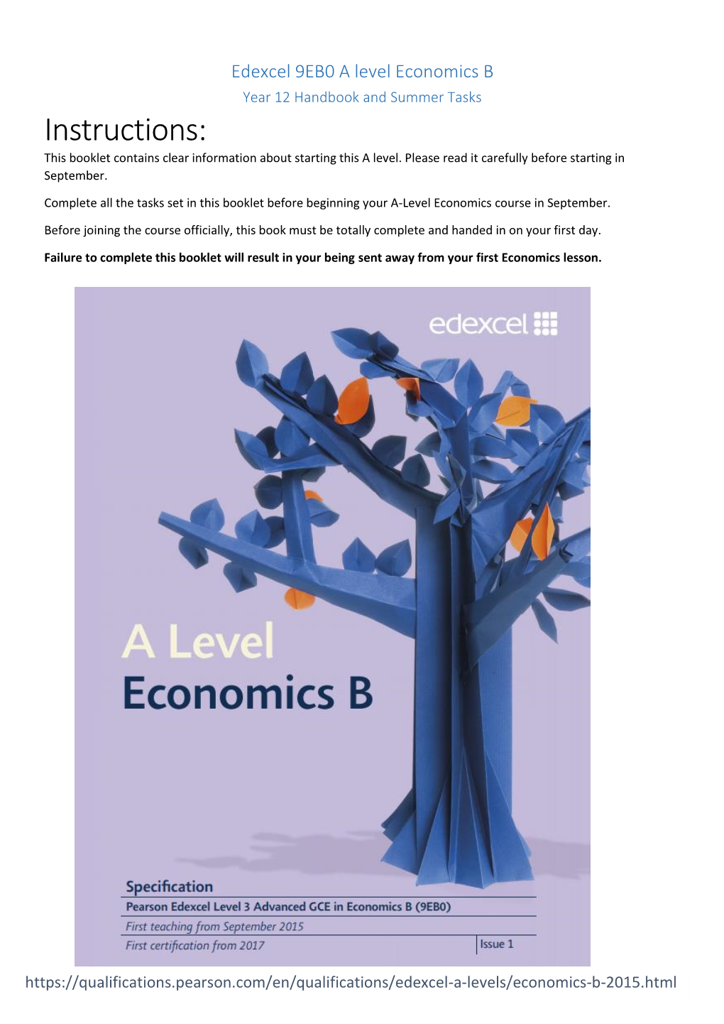 Economics Workbook 2020