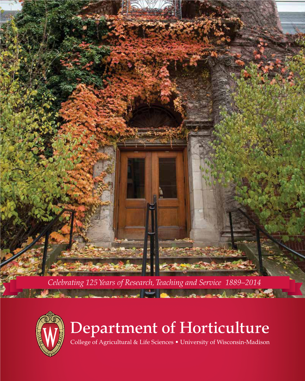History of the Department of Horticulture Table of Contents
