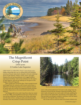 The Magnificent Crisp Point 3,810 Acres 2.3 Miles Lake Superior