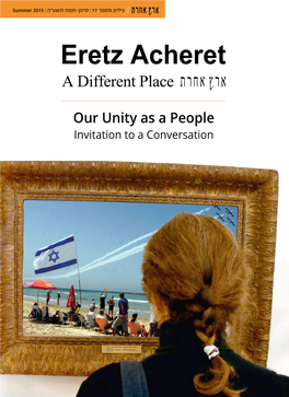 Our Unity As a People Invitation to a Conversation Dear Reader