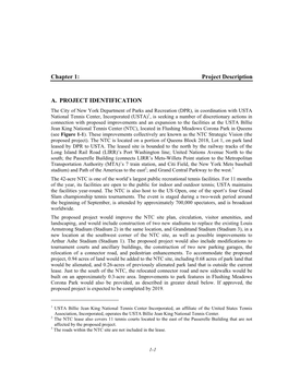 Project Description A. PROJECT IDENTIFICATION