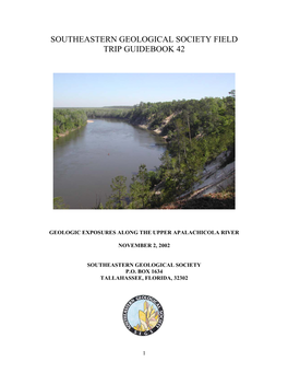 Southeastern Geological Society Field Trip Guidebook 42