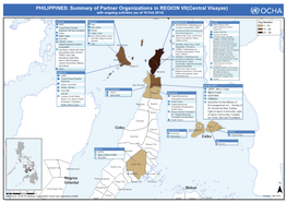 Summary of Partner Organizations in REGION VII(Central Visayas) with Ongoing Activities (As of 10 Feb 2014)