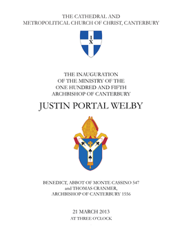 Justin Portal Welby