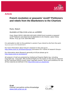 French Rev Or PR
