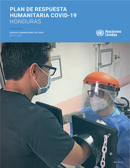Plan De Respuesta Humanitaria Covid-19 Honduras | 1 Humanitaria Covid-19 Honduras
