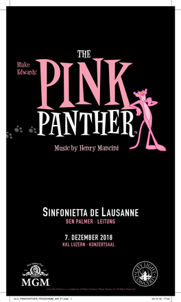 Sinfonietta De Lausanne Ben Palmer