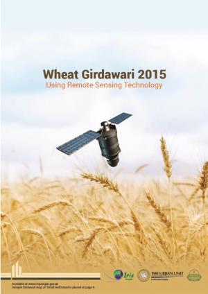 Wheat Girdawari 2015: Using Remote Sensing Technology