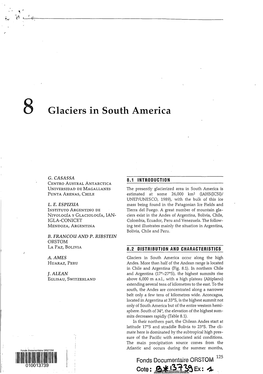 Glaciers in South America