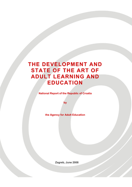 The Development and State of the Art of Adult Learning and Education