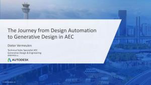 From Design Automation to Generative Design in AEC