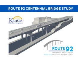 Route 92 Centennial Bridge Study