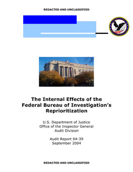 The Internal Effects of the Federal Bureau of Investigation's