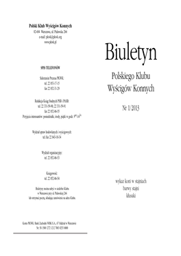 Biuletyn 1 2013 2.Qxd